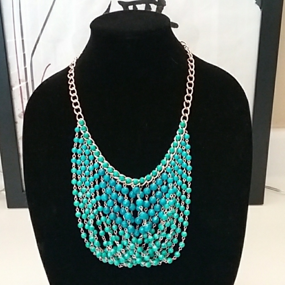 Talbot Turquoise Bib Necklace New w/ tag
